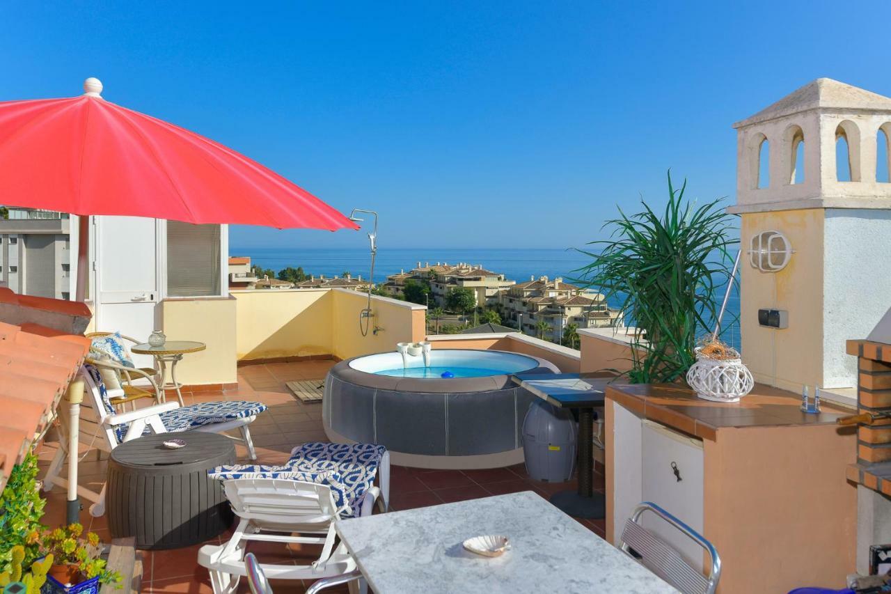 Bluebenalmadena 200Meters From The Beach With Jacuzzi And Rooftop Terrace (Adults Only) Dış mekan fotoğraf