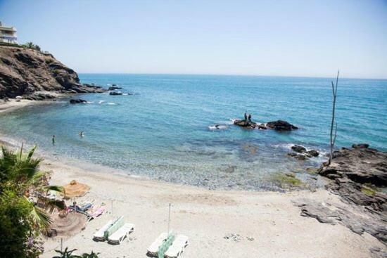 Bluebenalmadena 200Meters From The Beach With Jacuzzi And Rooftop Terrace (Adults Only) Dış mekan fotoğraf